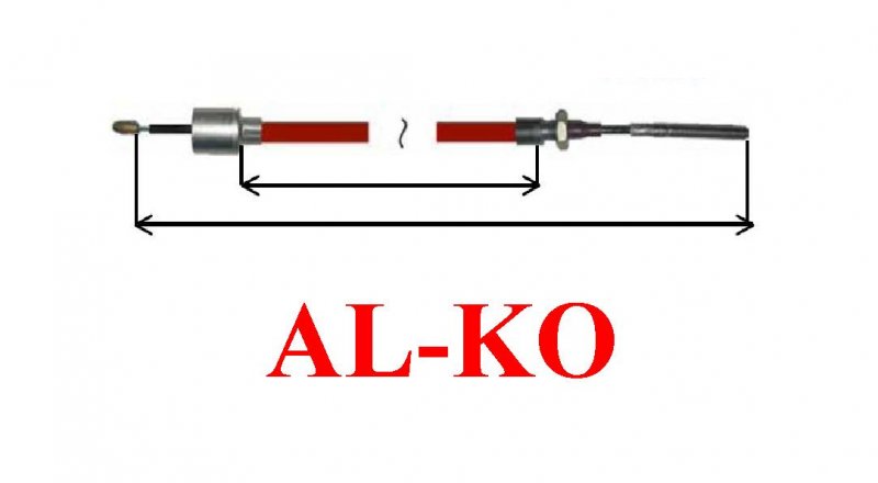 Cablu frana AL-KO lung cu filet